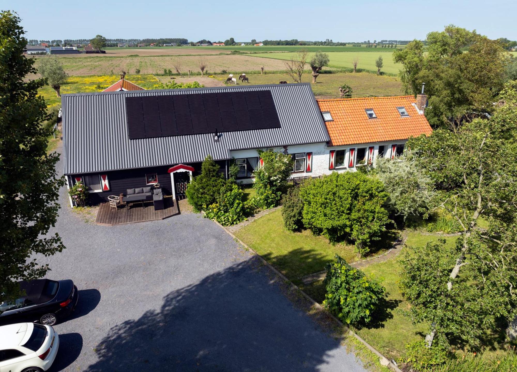 Het Zoete Peerd Bed and Breakfast Groede Eksteriør billede